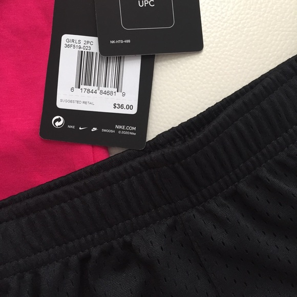 Nike two pieces cute pink girl set 6242 - Picture 7 of 8